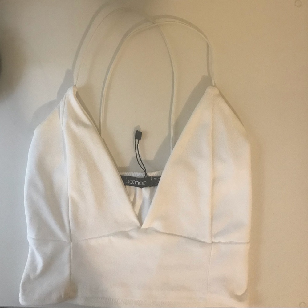 Boohoo White Bralette